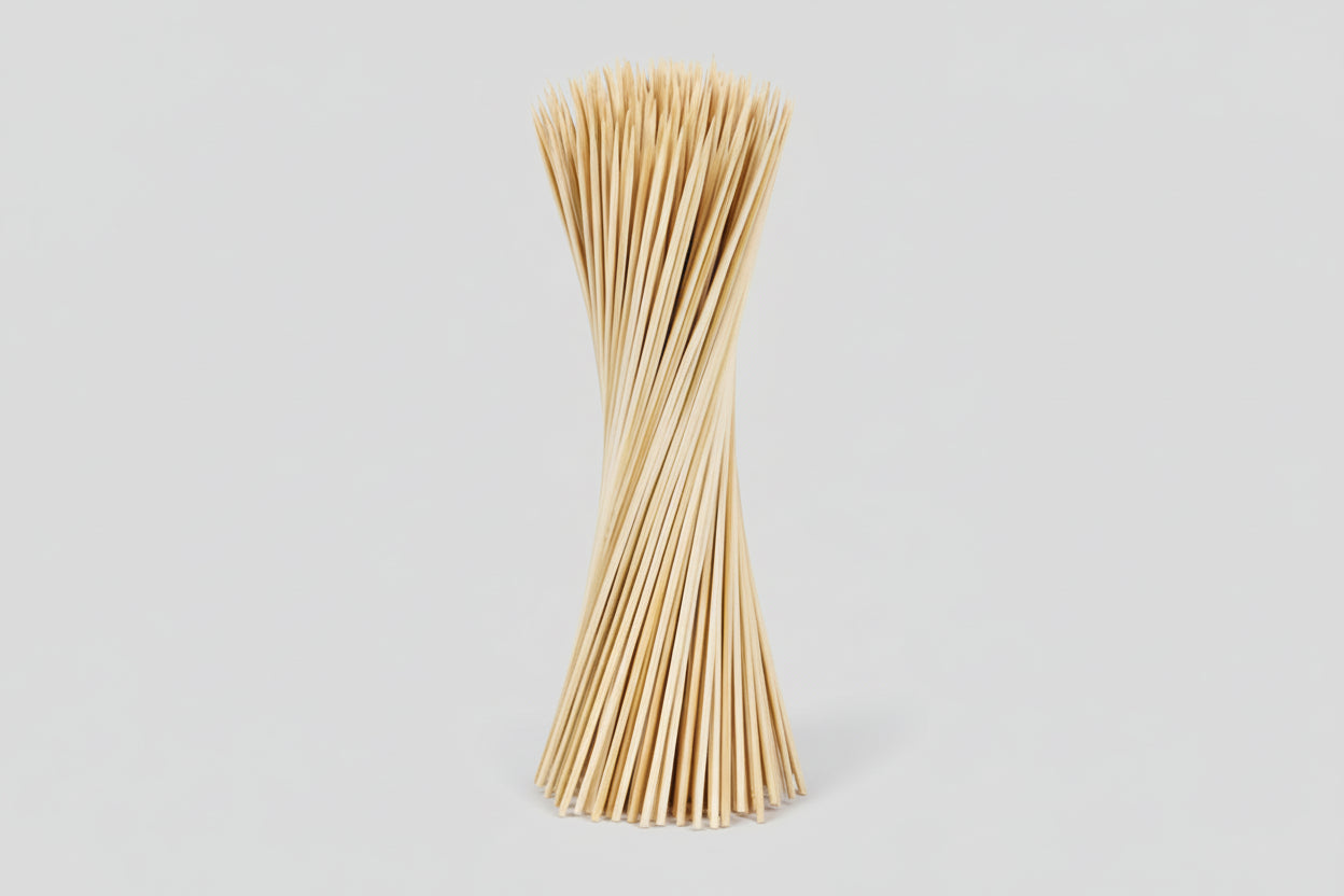 Wooden skewers, 25 cm