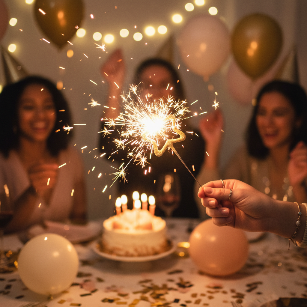 Sparklers Mini Gift Card Sprinkle Glitter on it
