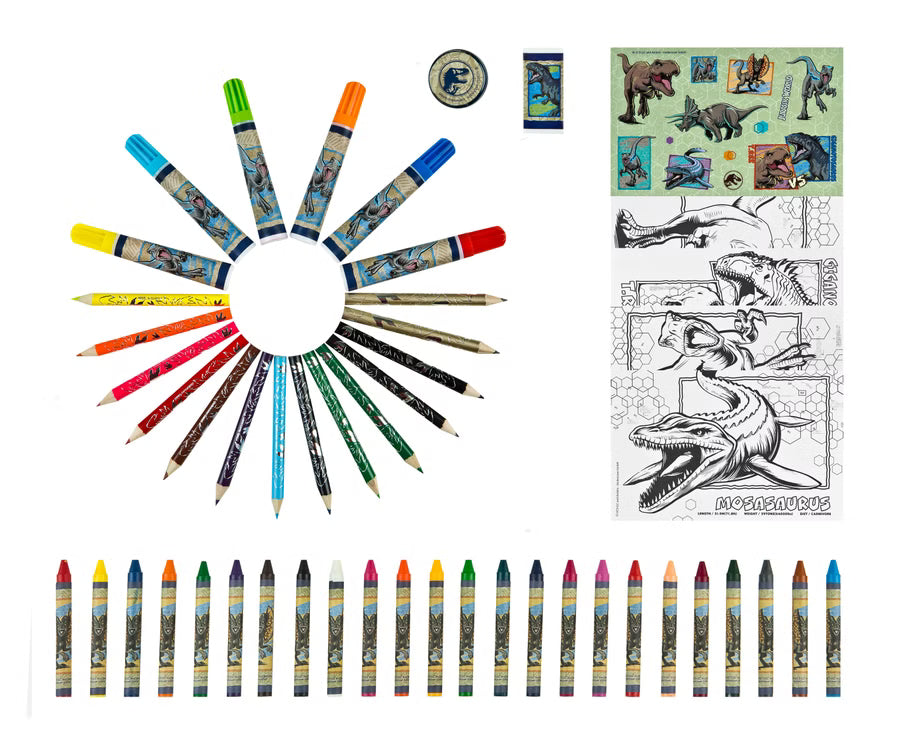 Malkoffer- Jurassic World, 51-teilig