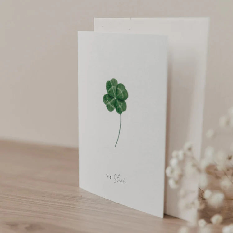 Four-leaf Clover Folding Card