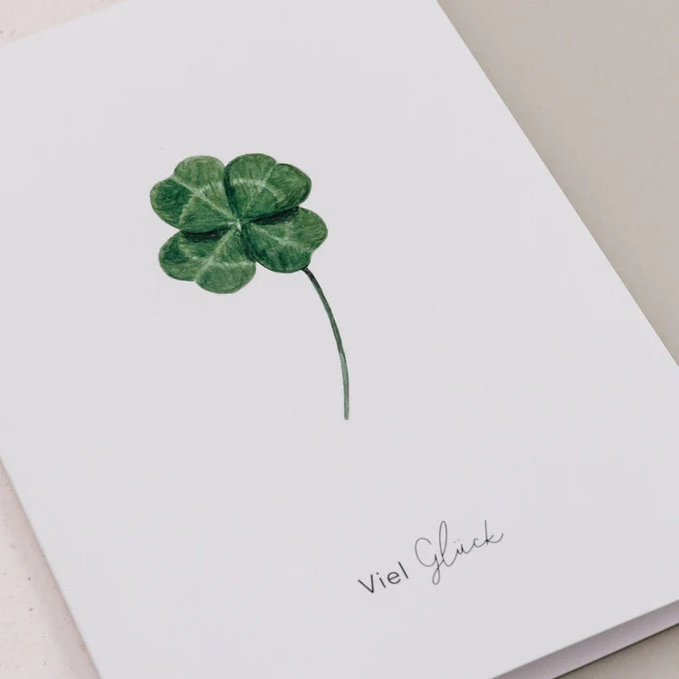 Four-leaf Clover Folding Card