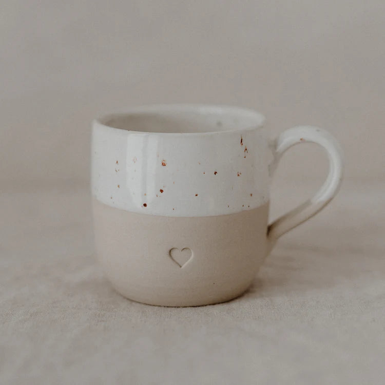 Small Cappuccino Cup Heart