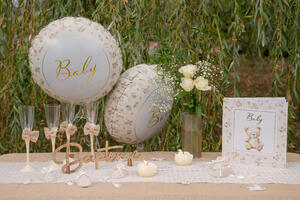 Ballon en aluminium, petit ours en peluche, 45 cm