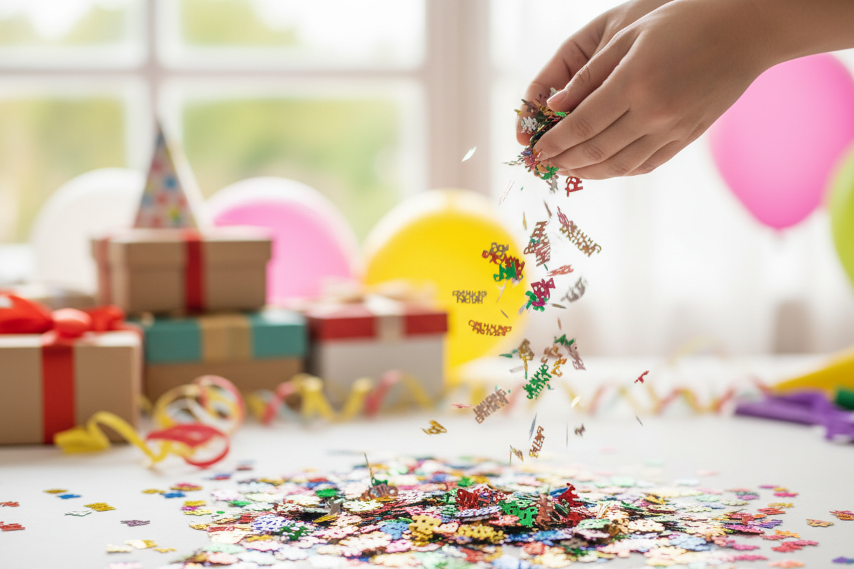Confetti Happy Birthday, Assorted
