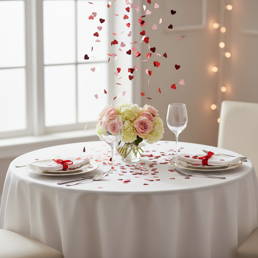 Konfetti Sparkle Hearts rot Folie 14 g