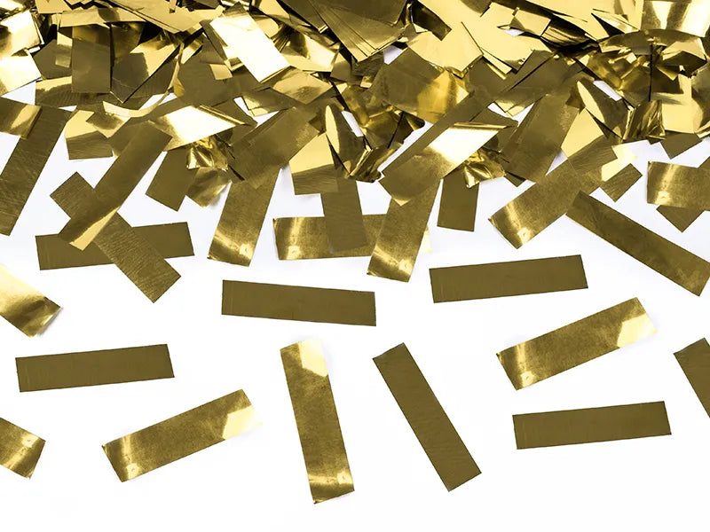 Konfettikanone, gold, 40cm
