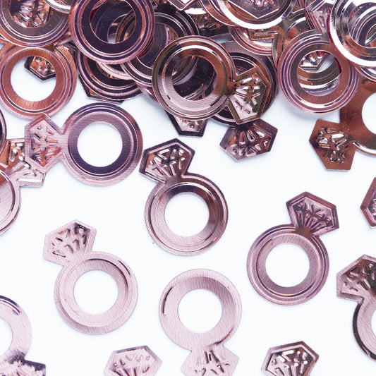 Konfetti 15 g – Ringe Rose Gold