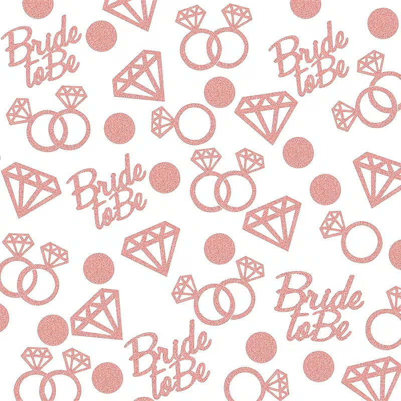 Konfetti Ringe Bride to Be