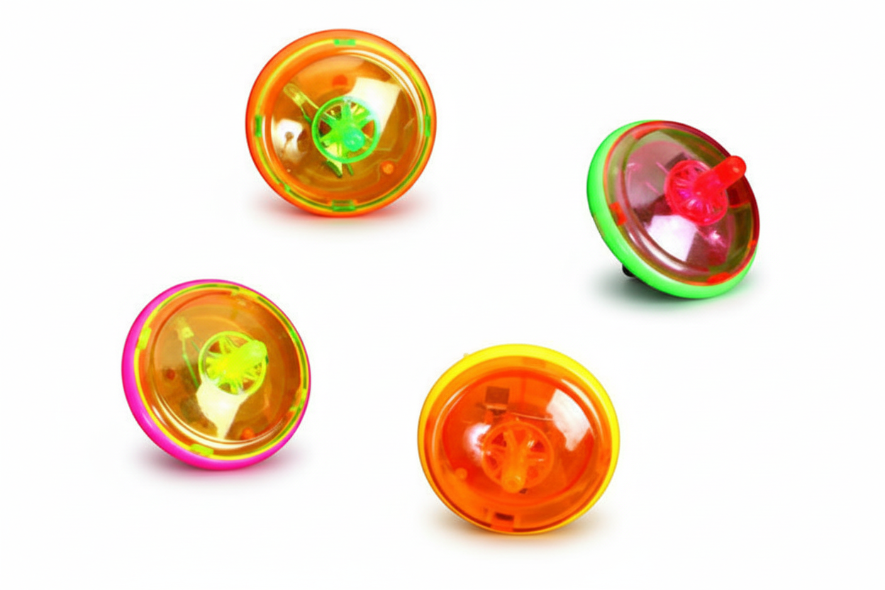Spinning Top with Light in Bag 4.5cm