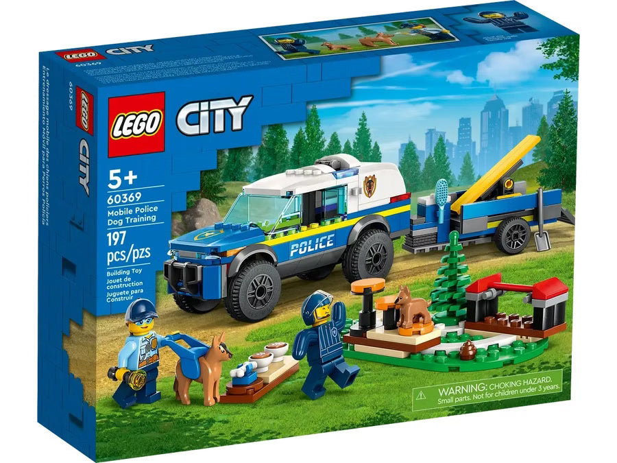 LEGO® City Polizei 60369 - Mobiles Polizeihunde-Training (197 Teile)