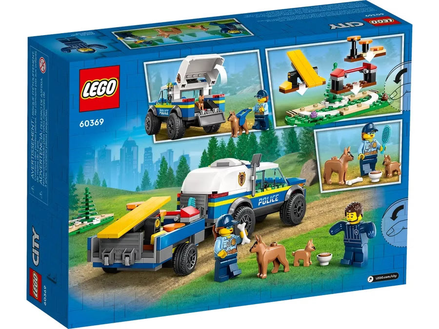 LEGO® City Polizei 60369 - Mobiles Polizeihunde-Training (197 Teile)