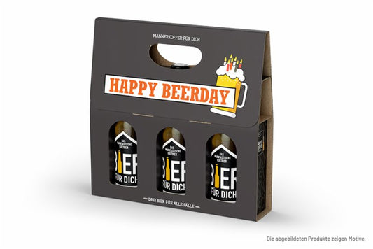 Bier Männerkoffer Happy Beerday