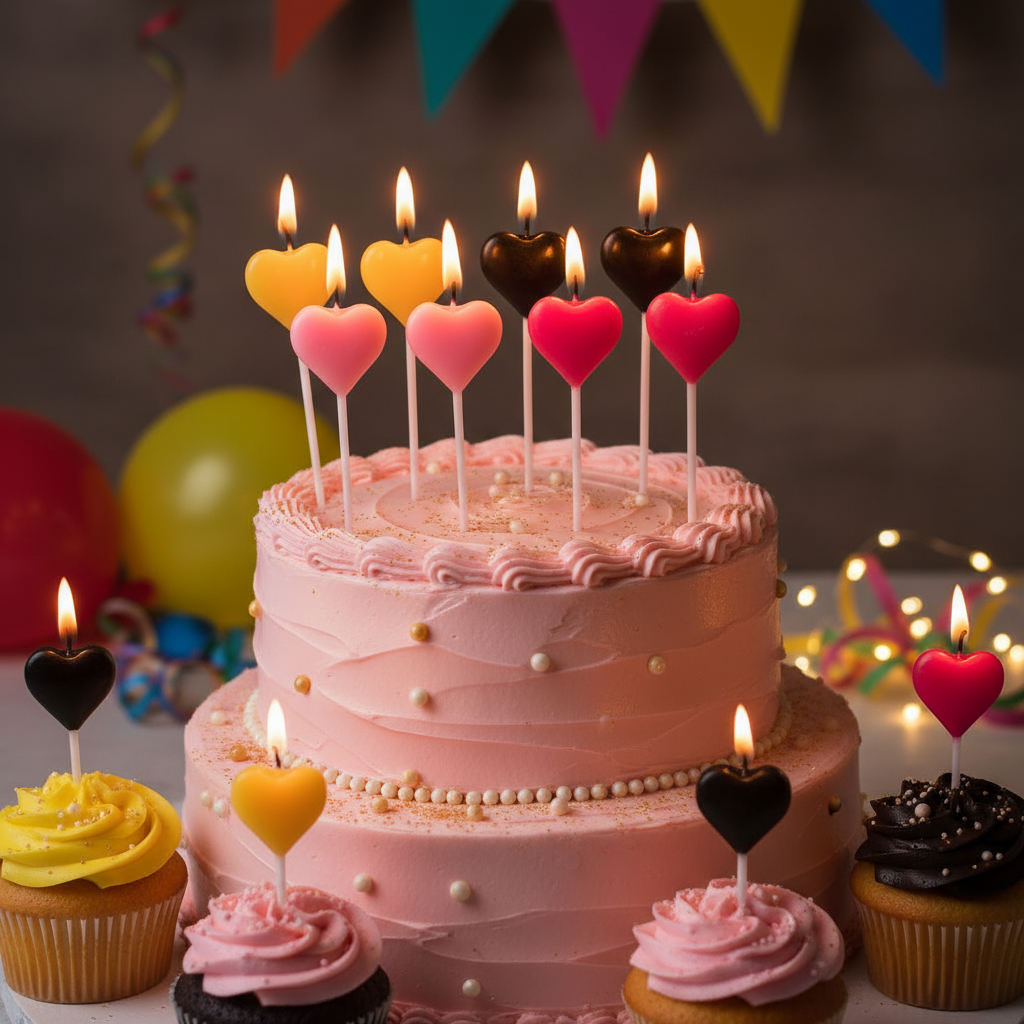 Mini-Figurenkerzen Everyday Love Höhe 8 Stk