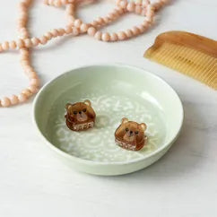 Haar-Klammern- Mini (2-er Set) - Braunbären