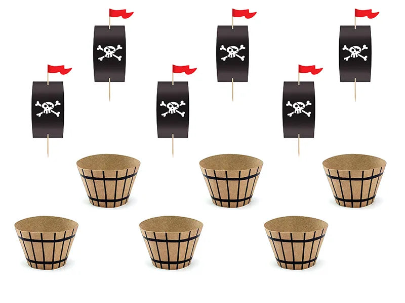 Muffin-Set Piraten - Avaloon Party-Deko-Geschenke