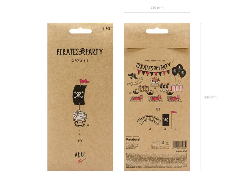Muffin-Set Piraten - Avaloon Party-Deko-Geschenke