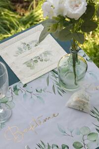 Sachets en organza pour baptême, lot de 4