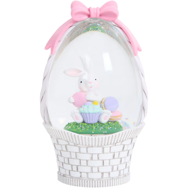 Easter Snow Globe with LEDs