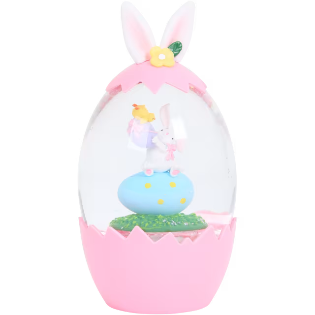 Easter Snow Globe with LEDs