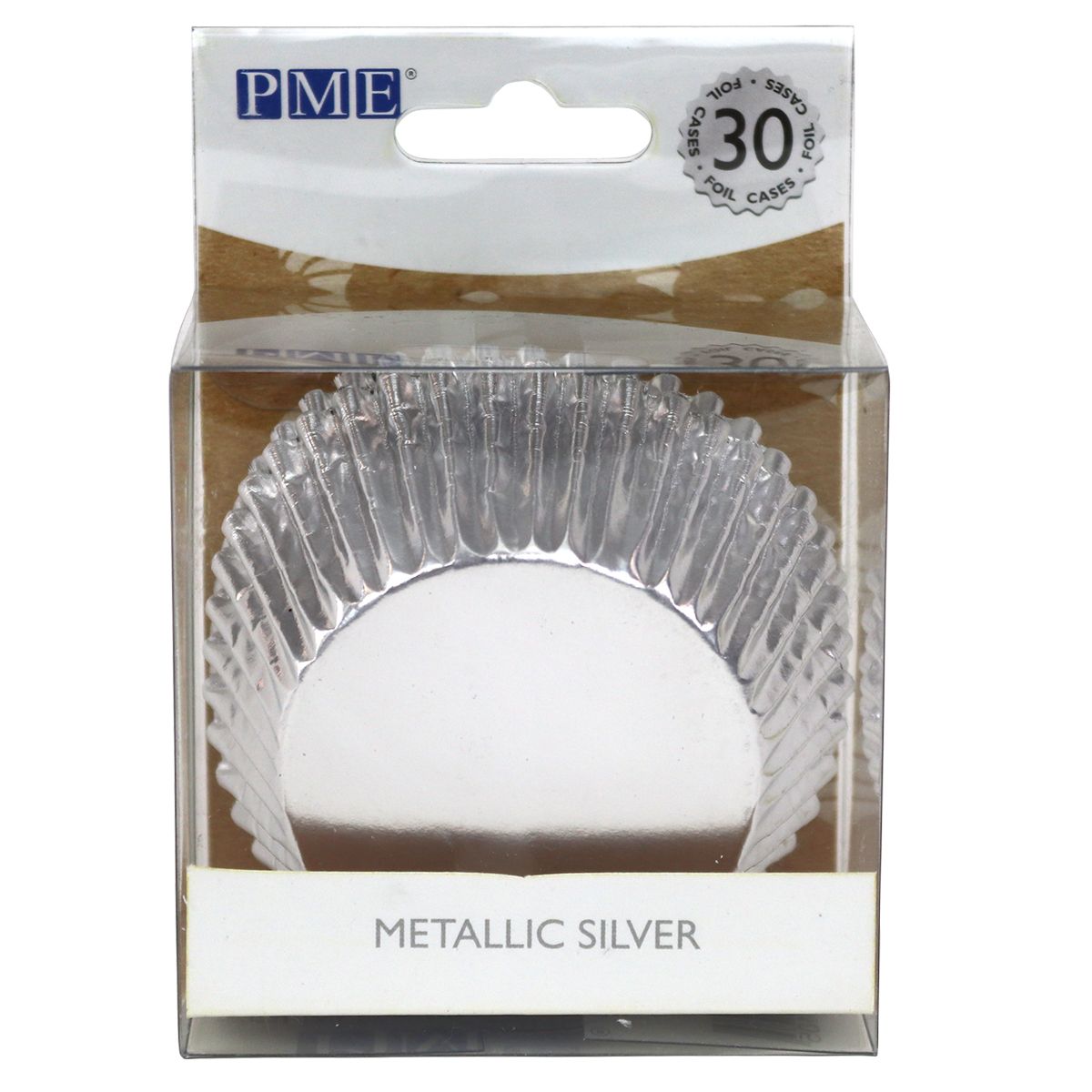 PME Cupcake-Förmchen Metallic Gold & Silber 30 Stk