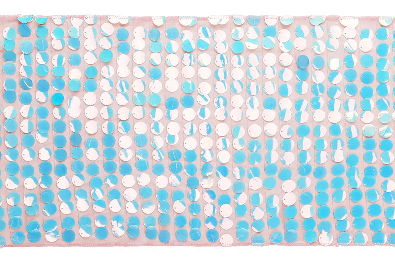 Iridescent Sequin Table Runner, 0.3x2.13m