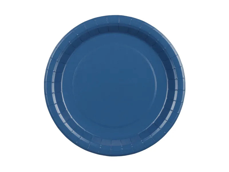 Pappteller, dunkelblau, 23 cm