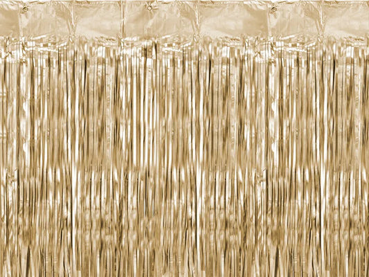 Partyvorhang, gold, 90x250cm
