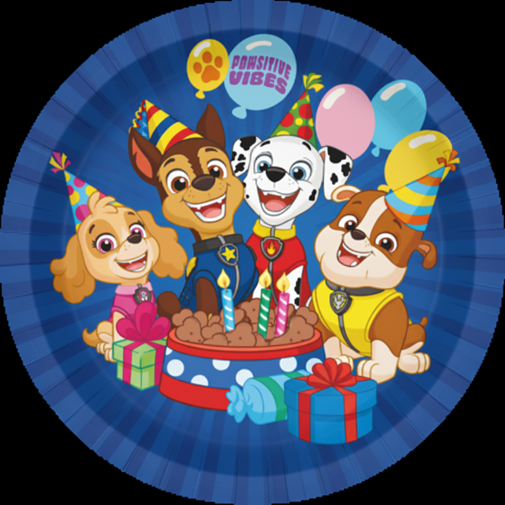 Teller Paw Patrol 23 cm