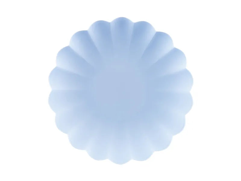 Plastikteller Rüsche, 22 x 22 cm - Avaloon Party-Deko-Geschenke