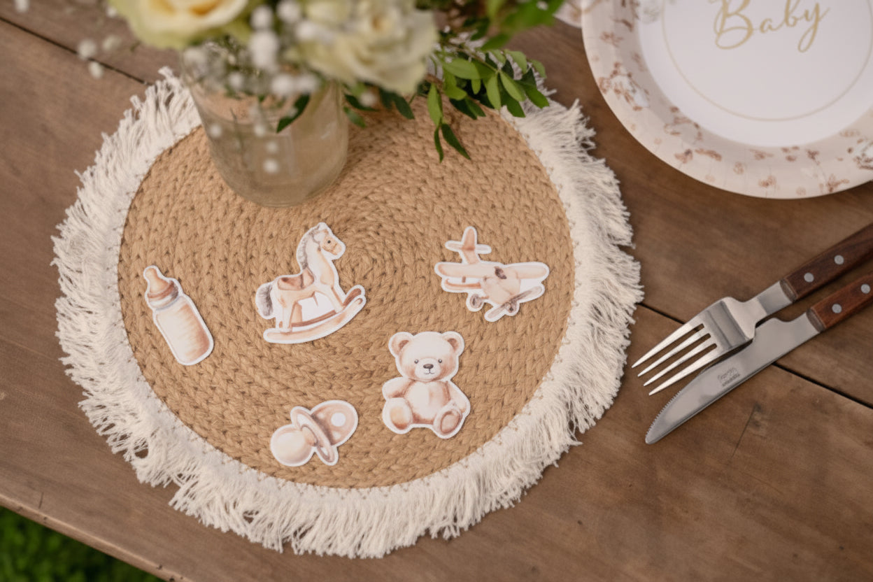 Placemat Coaster Romance 30 cm Natural