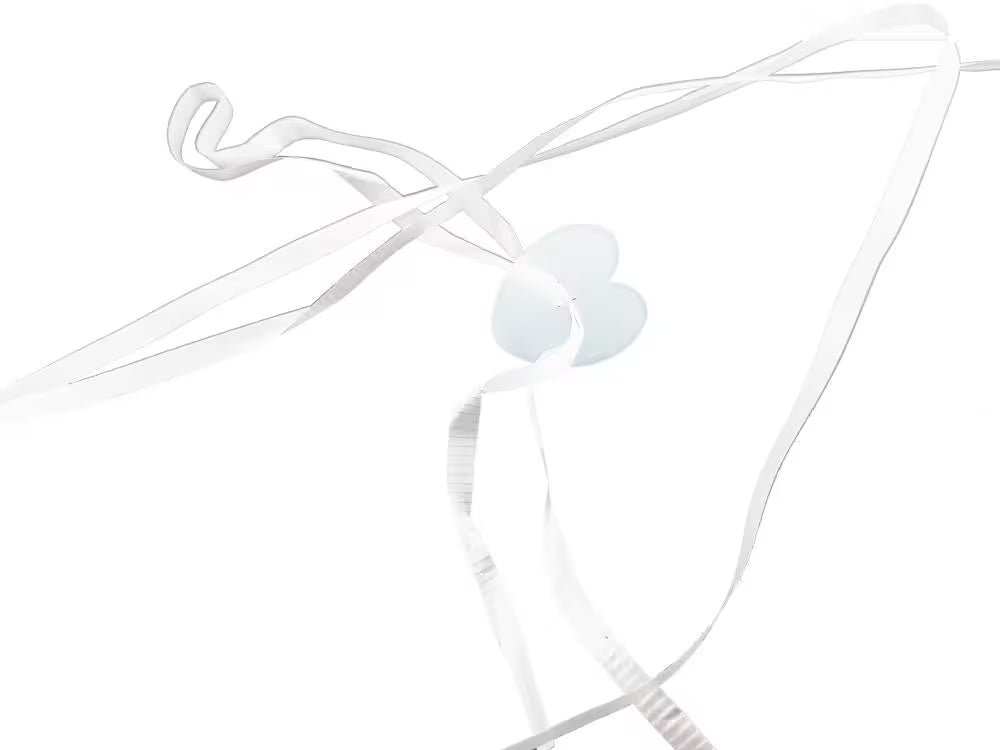 Polyband mit Schnellverschluss Herz-Design (50 Stk.)