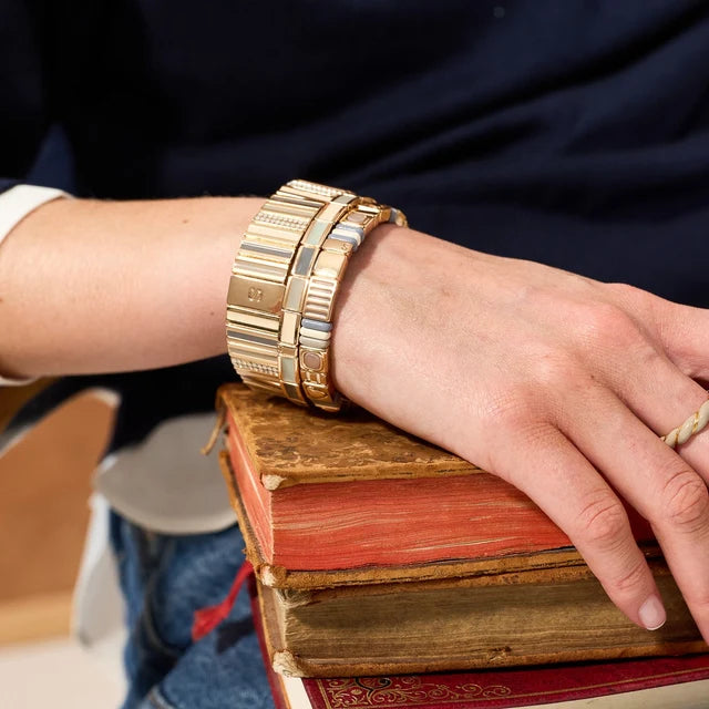 Baguette-Strass-Armband – Pages Précieuses