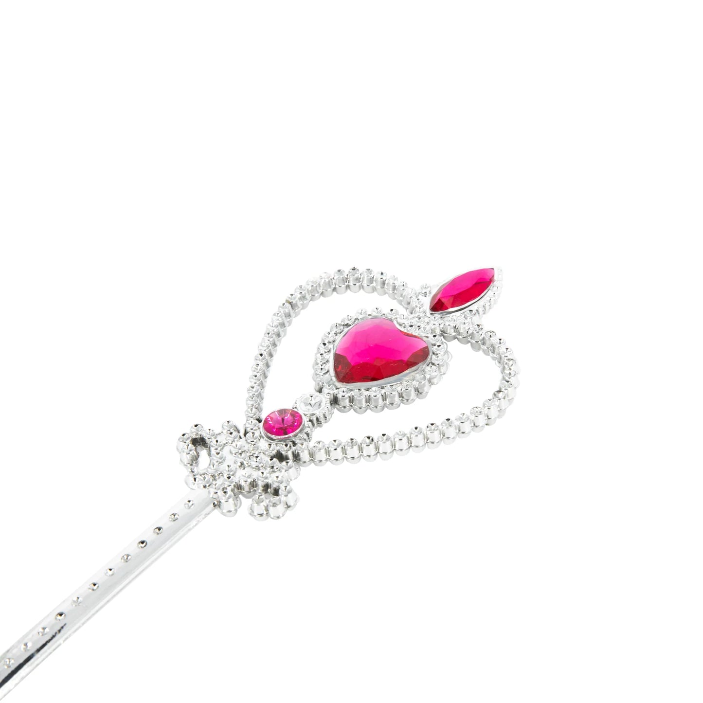 Kostüm-Zubehör Prinzessin Silber-Rosa 8-teilig