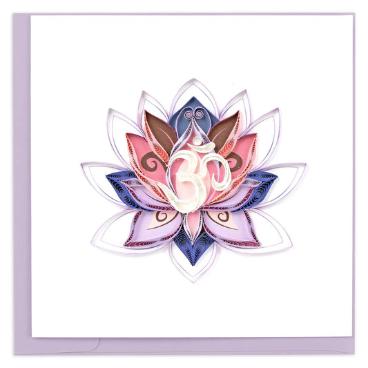 Lotus-Grußkarte
