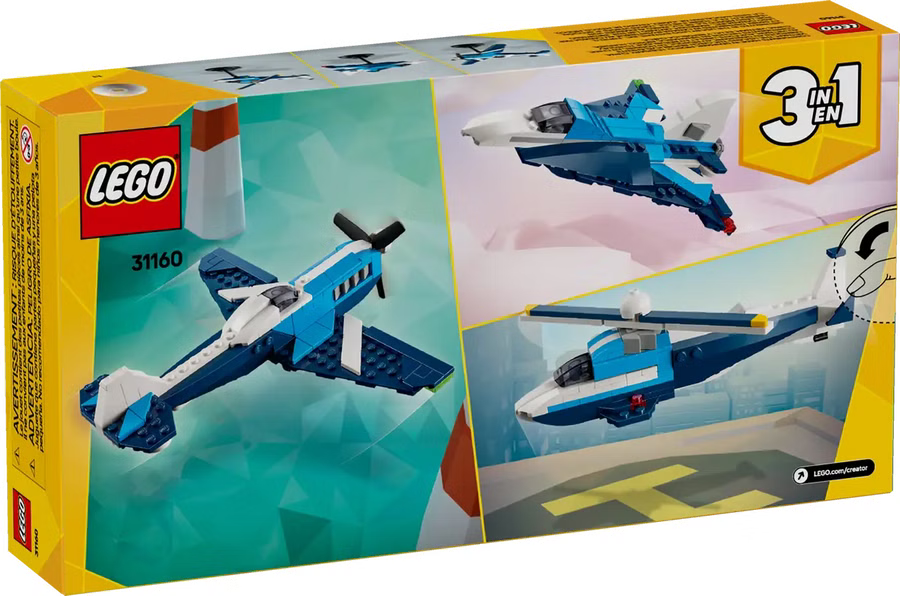 LEGO® Creator 31160 - Flieger: Rennflugzeug (178 Teile)
