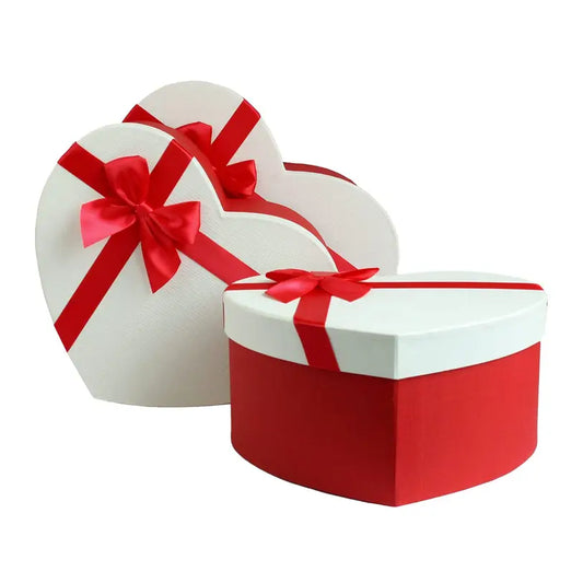 Geschenkbox Herzen Rot