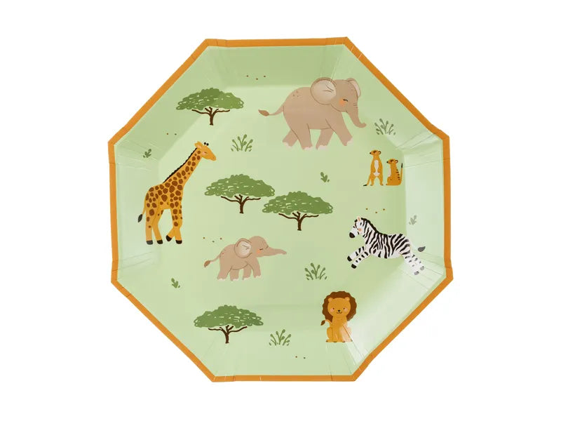 Safari-Teller, 23 cm, Mix