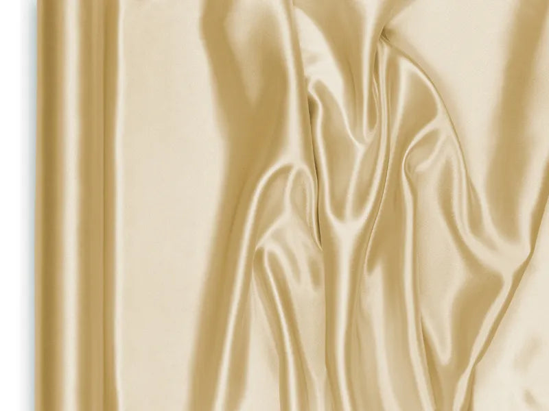 Satin glatt, gold, 0,48 x 9m