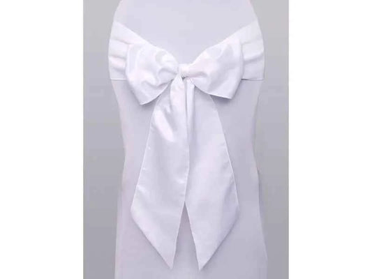 Schärpe für Stuhl, weiss - Avaloon Party-Deko-Geschenke