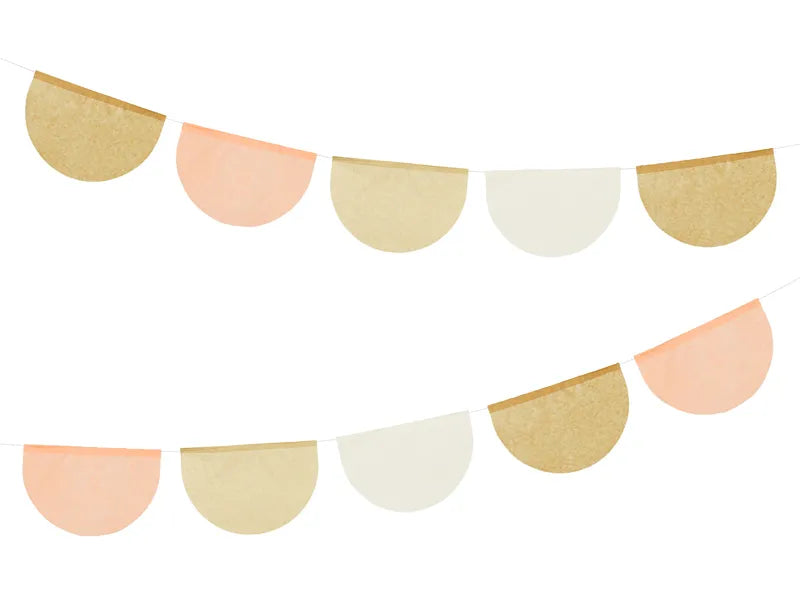 Seidenpapiergirlande, Mix, 3m - Avaloon Party-Deko-Geschenke