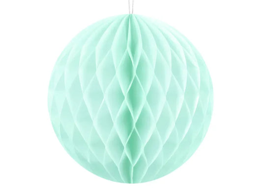 Seidenpapierkugel, hellmint, 10cm - Avaloon Party-Deko-Geschenke
