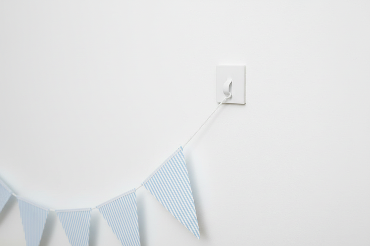 Self-adhesive holder with eyelet, load capacity 0.5kg