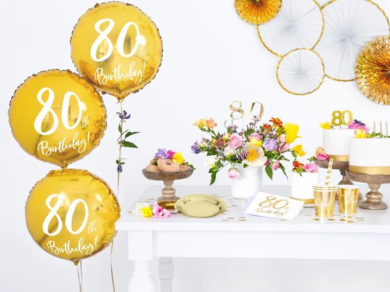 Servietten Birthday weiß 33x33cm