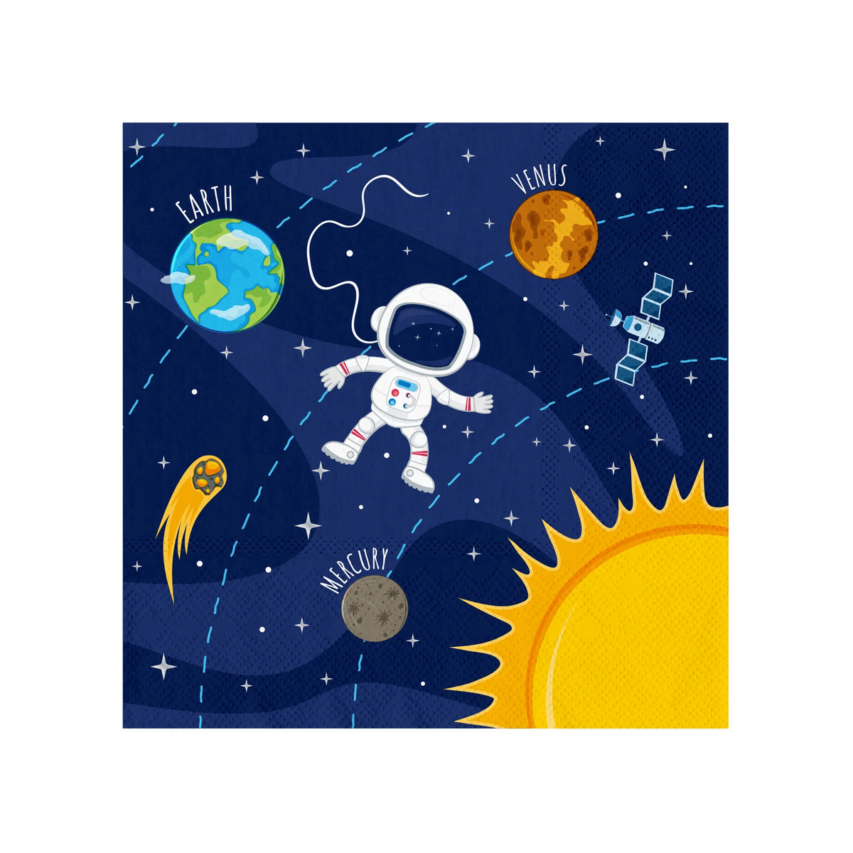 Servietten Kosmos – 10 Stück