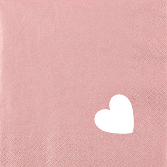 Servitten Punched Heart Pearl Effect antique