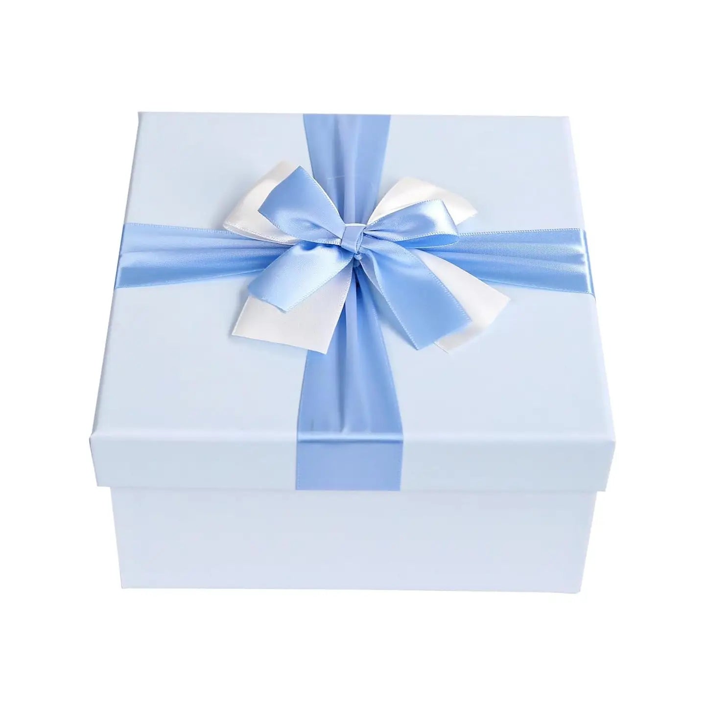 Geschenkboxen Hellblau mit Schleife