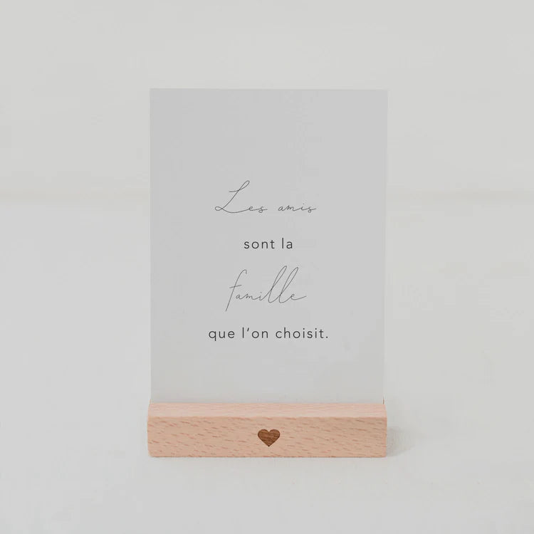 Greeting Card Les amis