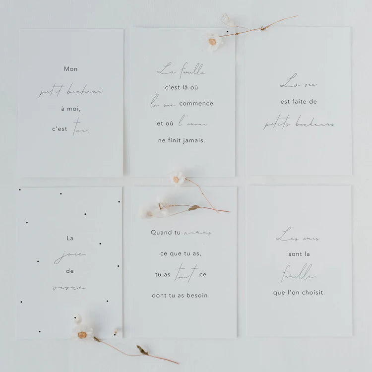 Greeting card "Petit bonheur"