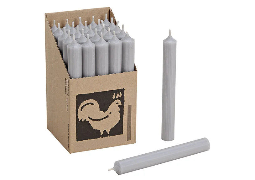 Stabkerze Grau - Avaloon Party-Deko-Geschenke