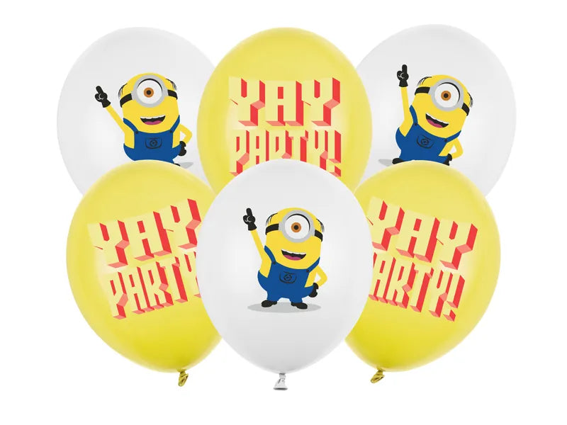 30 cm Minions Printed Balloons, Assorted